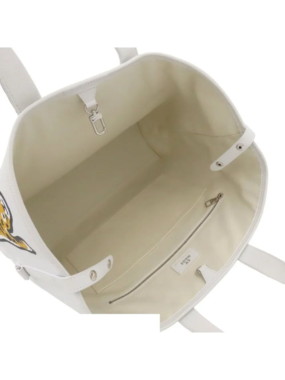 Louis Vuitton Trolley Tote Blanc White Leather Collaboration 2-Way Shoulder Bag